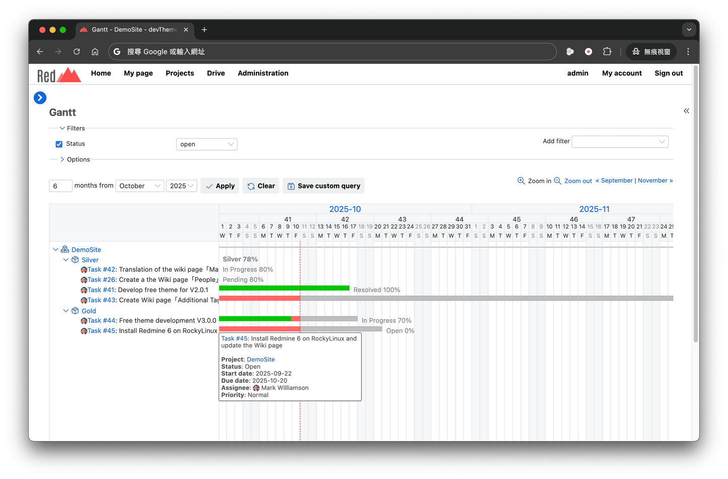 simpleMine Theme for Redmine